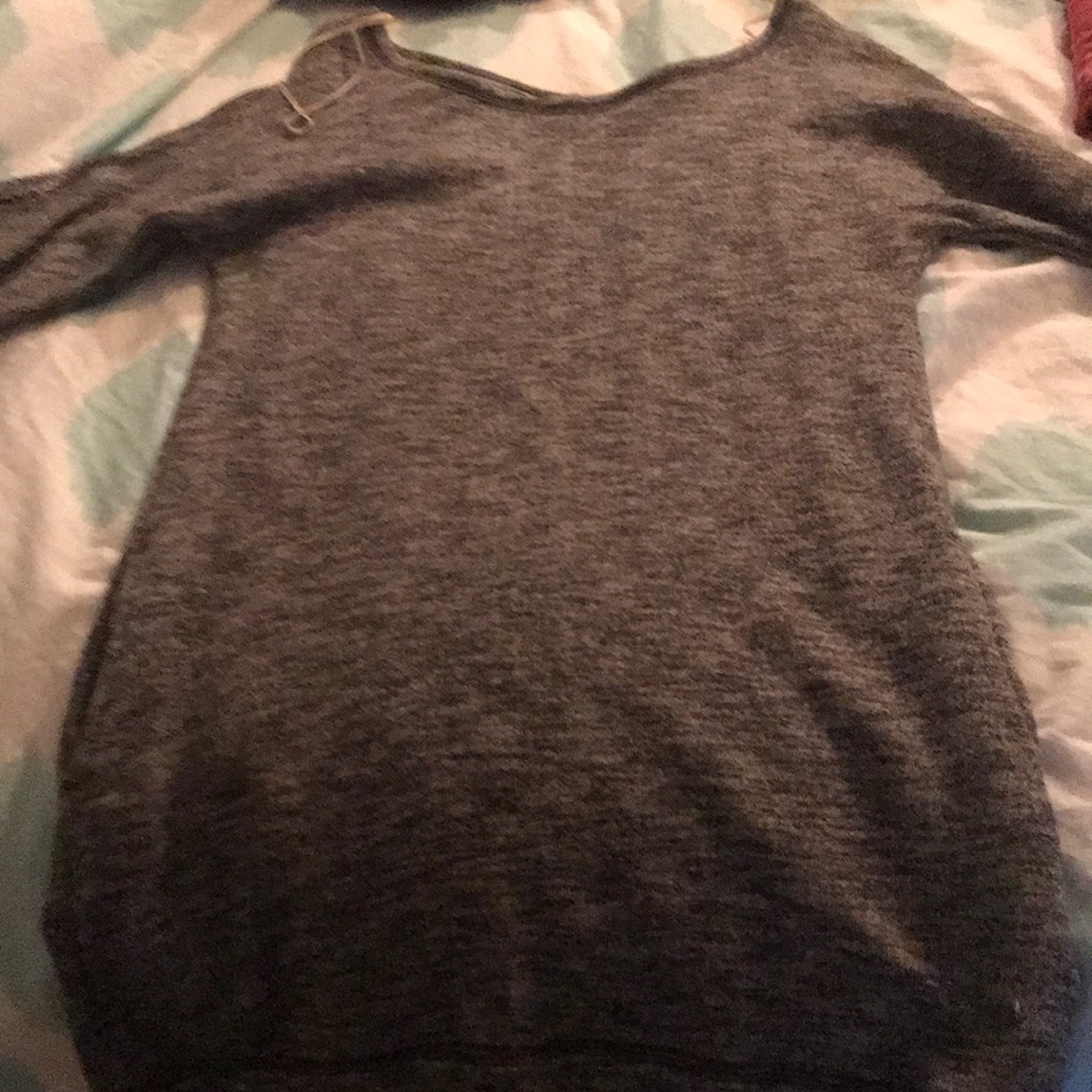 Boat neck light grey dress with pockets!!